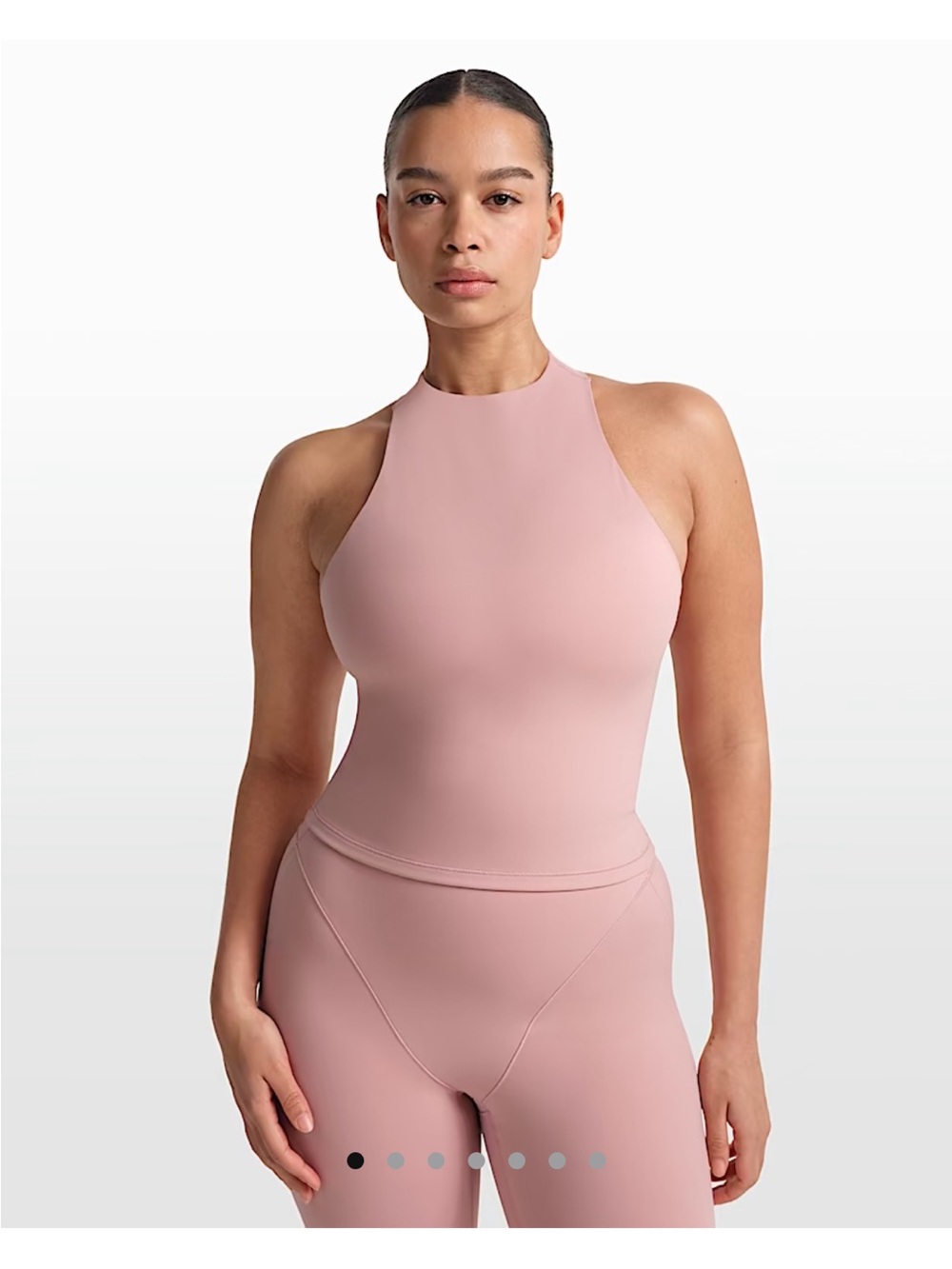 NWT NikeSKIMS Mock Neck Racer Tank